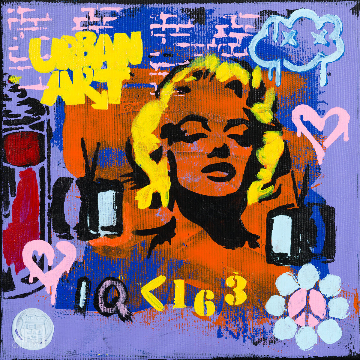 Marilyn Monroe Urban Art Mini Vibes
