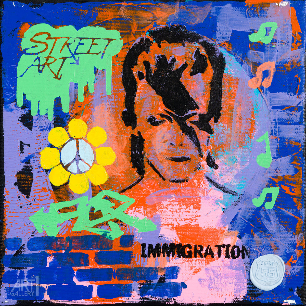 David Bowie Immigration Mini Vibes